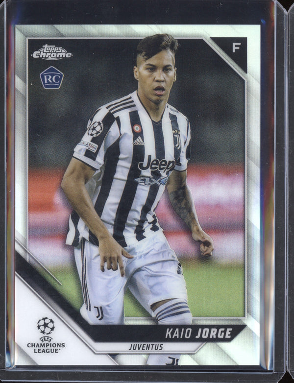 Kaio Jorge 2021/22 Topps Chrome UEFA Champions League Refractor RC