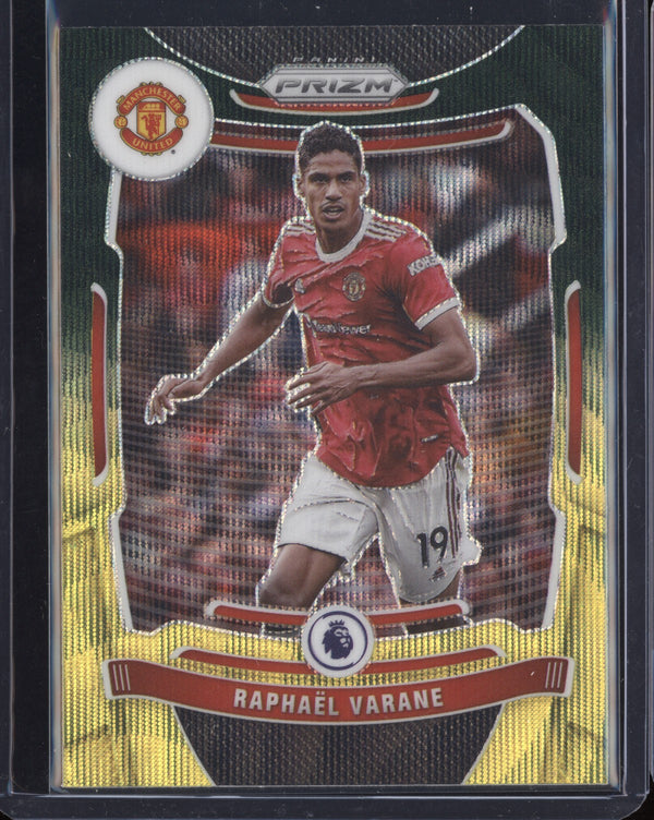 Raphael Varane 2021-22 Panini Prizm Premier League MultiColour Prizm