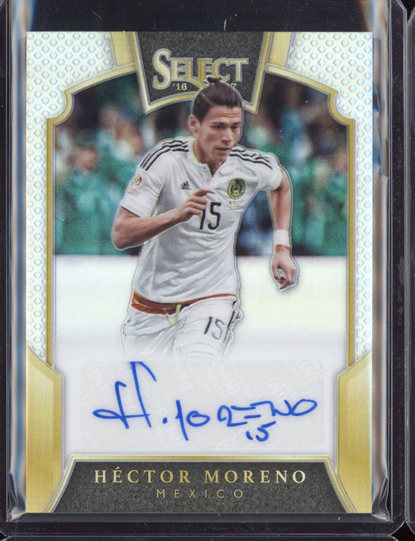 Hector Moreno 2016 Panini Select Soccer Signatures 66/199