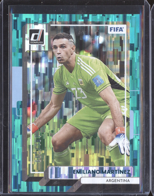 Emiliano Martinez 2022-23 Panini Donruss Soccer 65 Teal 181/199