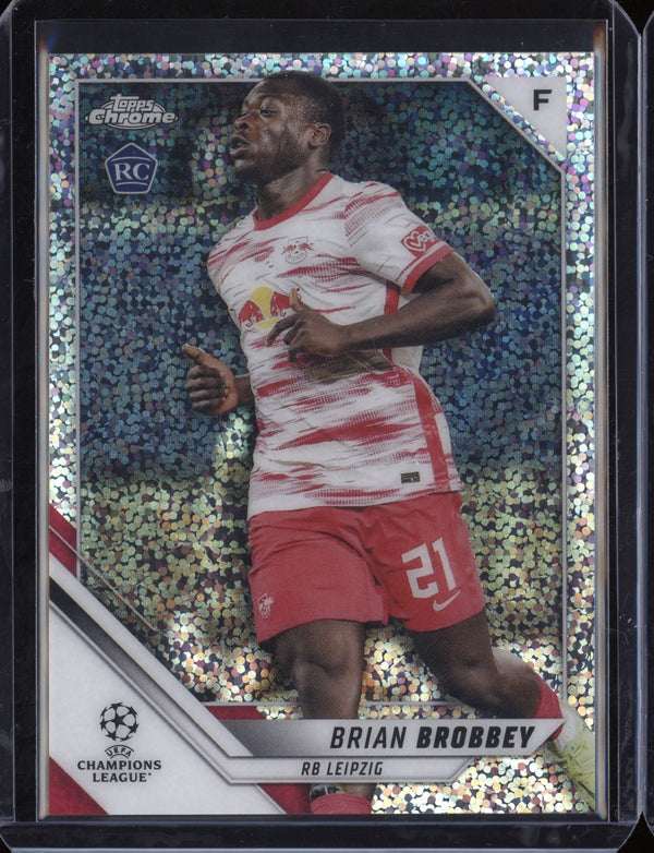 Brian Brobbey 2021/22 Topps Chrome UEFA Champions League Sparkle RC