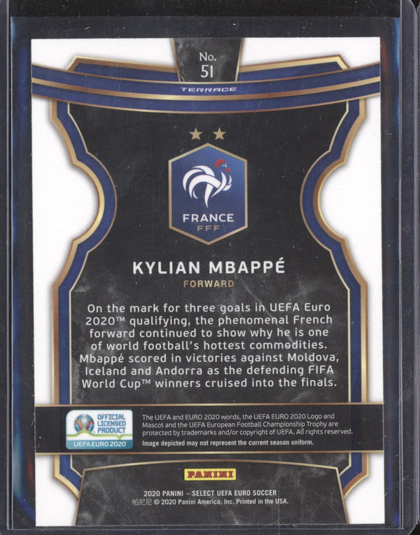 Kylian Mbappe 2020 Panini Select Euro 51