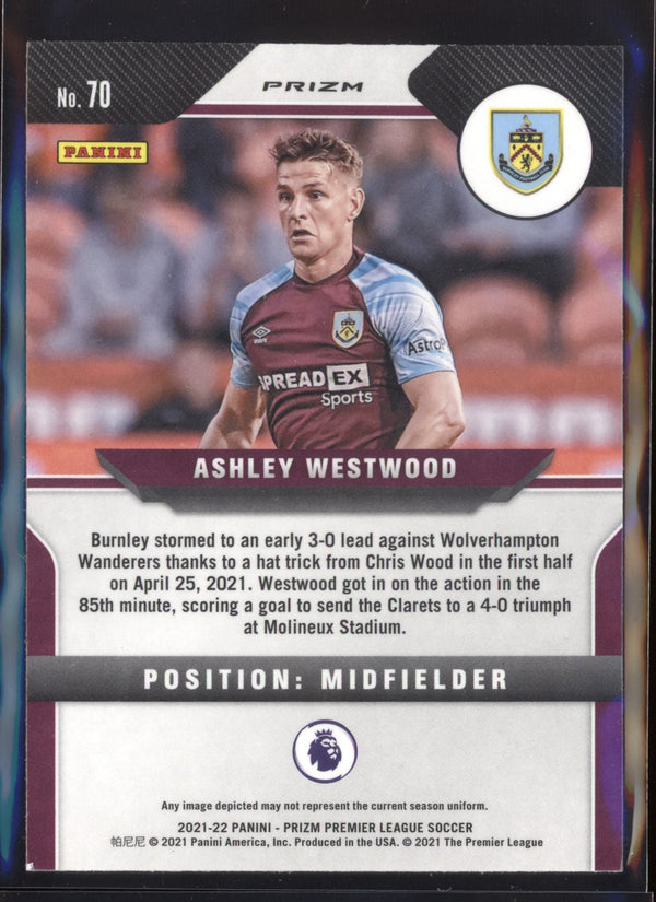 Ashley Westwood 2021-22 Panini Prizm Premier League Multicolor