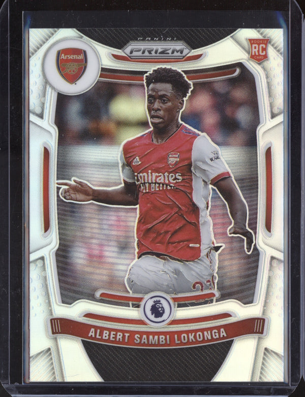 Albert Sambi Lokonga 2021/22 Panini Prizm Silver RC