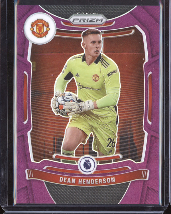 Dean Henderson 2021-22 Panini Prizm Premier League Purple Prizm 17/99