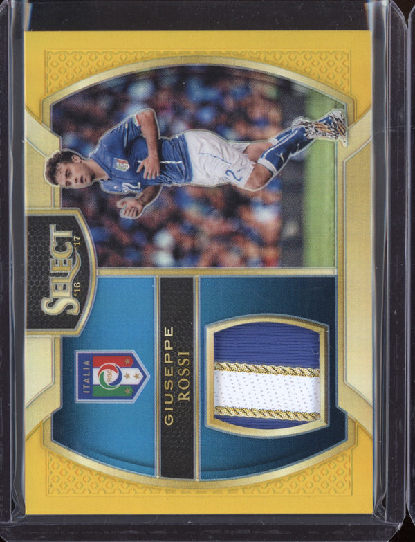 Giuseppe Rossi 2016 Panini Select Soccer Memorabilia Gold  1/10