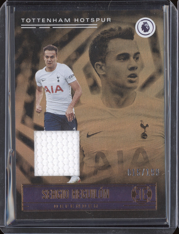 Sergio Reguilon 2021-22 Panini Chronicles Soccer Illusions Premier League Mem 15/199