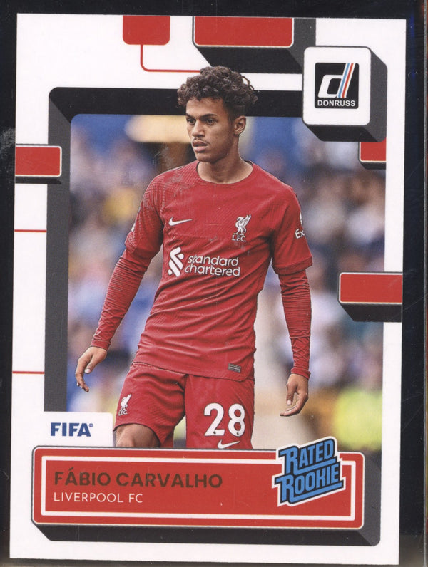 Fabio Carvalho 2022-23 Panini Donruss Soccer 185 Rated Rookie RC