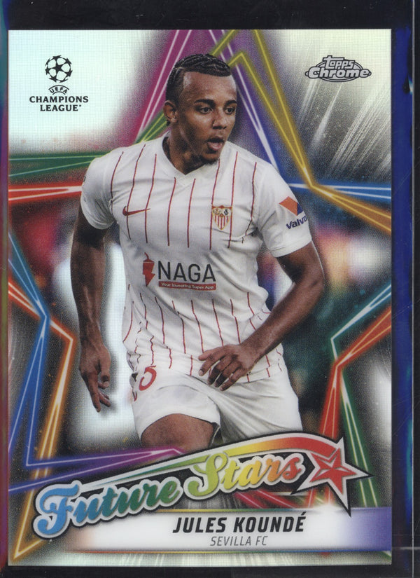 Jules Kounde 2021/22 Topps Chrome UCL Future Stars