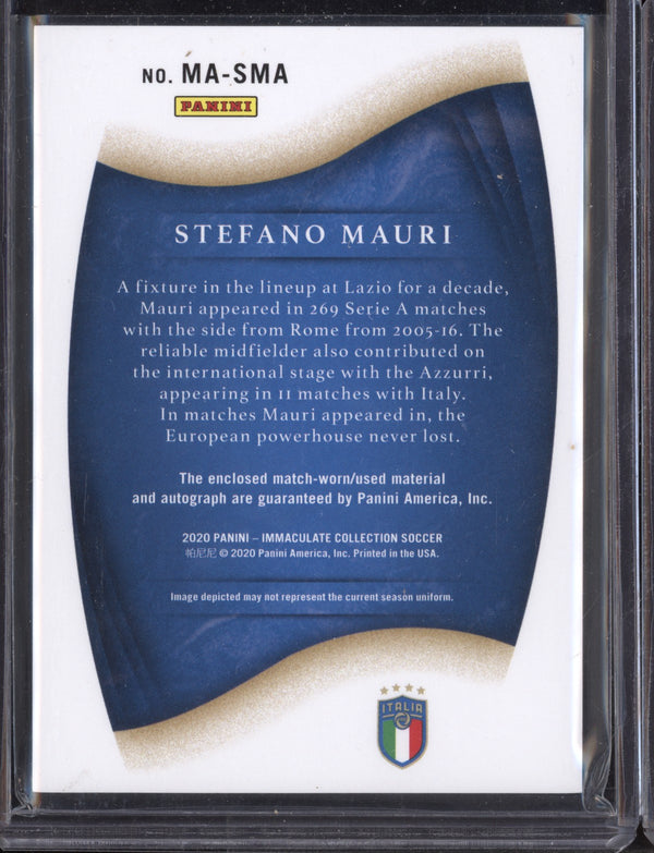 Stefano Mauri 2020 Panini Immaculate Memorabilia Auto 69/99