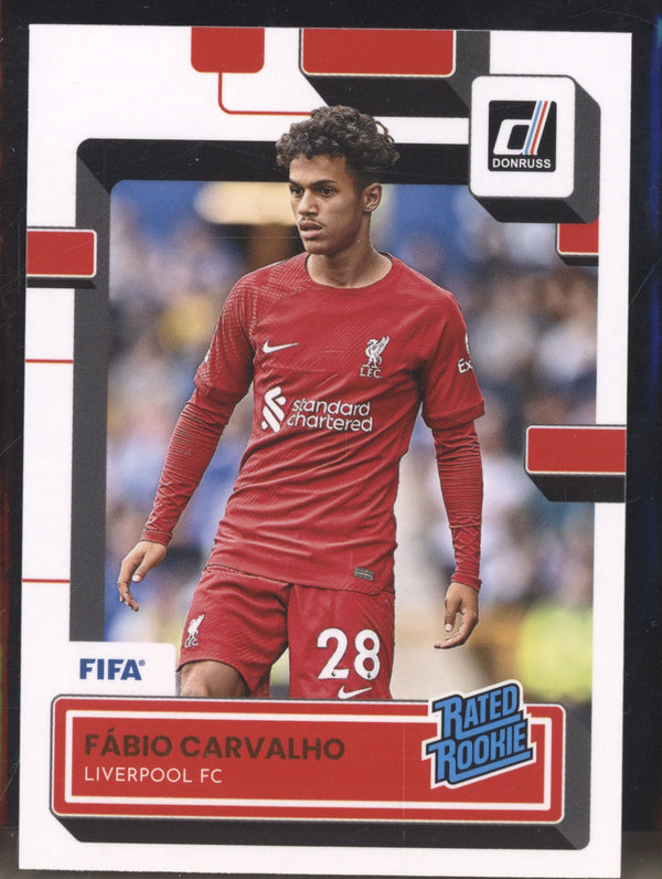 Fabio Carvalho 2022-23 Panini Donruss Soccer 185 Rated Rookie RC