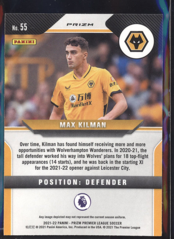 Max Kilman 2021-22 Panini Prizm Premier League Multicolor