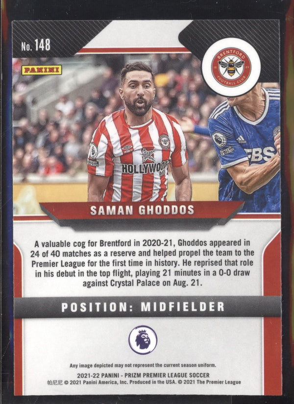 Saman Ghoddos 2021-2022 Panini Prizm Premier League RC