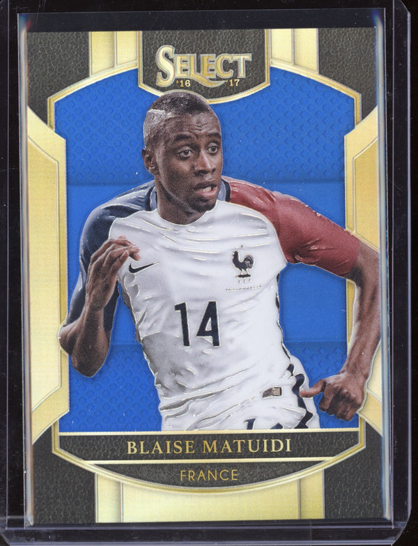 Blaise Matuidi 2016 Panini Select Soccer Terrace Blue 180/299