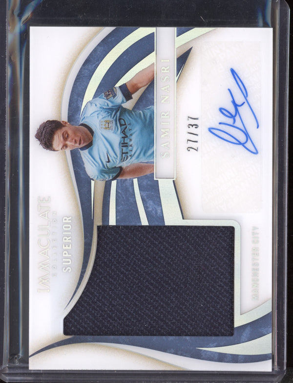 Samir Nasri 2020 Panini Immaculate Superior Swatch Auto  27/37