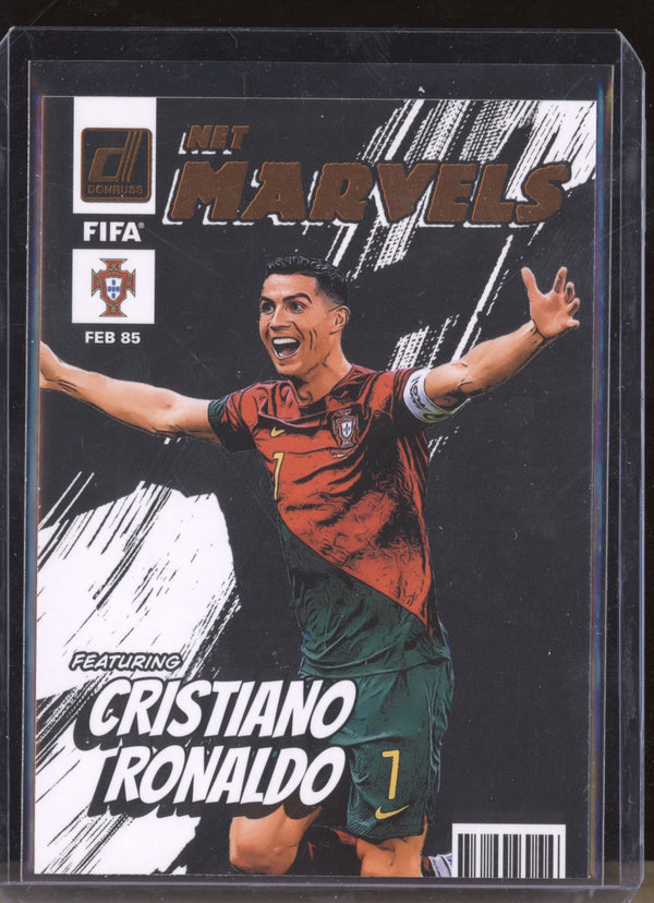 Cristiano Ronaldo 2022-23 Panini Donruss Soccer 18 Net Marvels