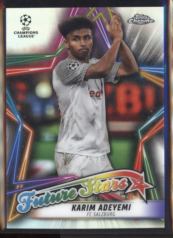 Karim Adeyemi 2021/22 Topps Chrome UCL Future Stars