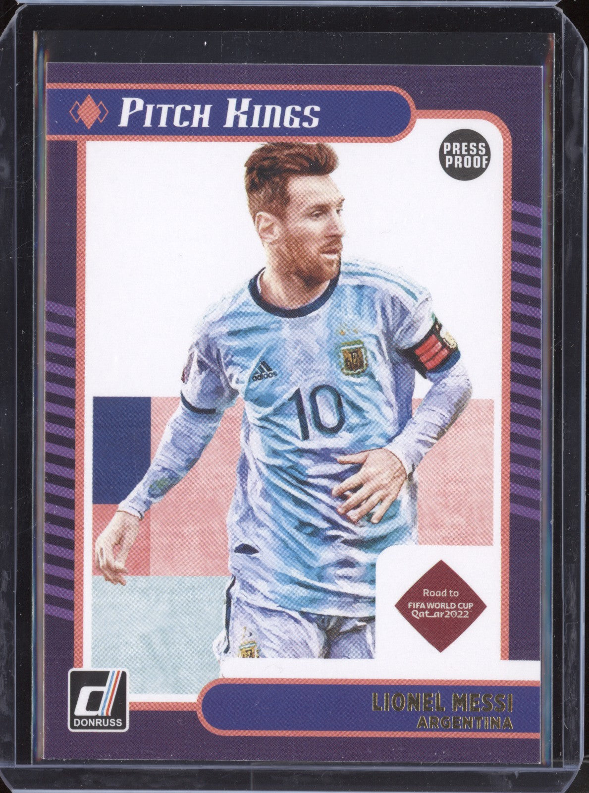 Lionel Messi 2021-22 Panini Donruss Qatar Carte de Coupe du Monde #1 C