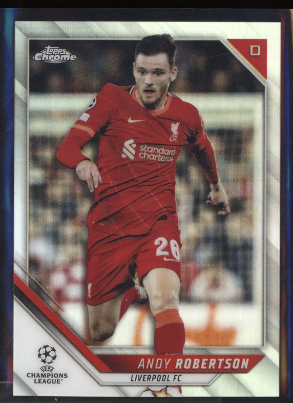 Andy Robertson 2021/22 Topps Chrome UEFA Champions League Refractor