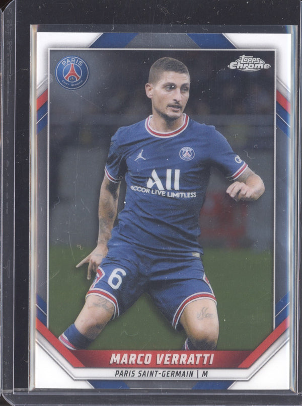 Marco Verratti 2021-22 Topps Paris Saint-Germain Set 9 80/89