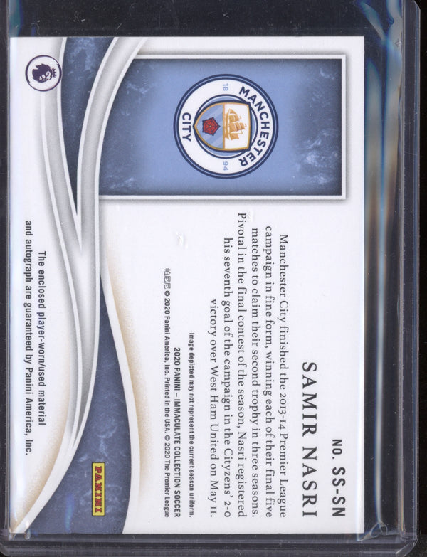 Samir Nasri 2020 Panini Immaculate Superior Swatch Auto  27/37