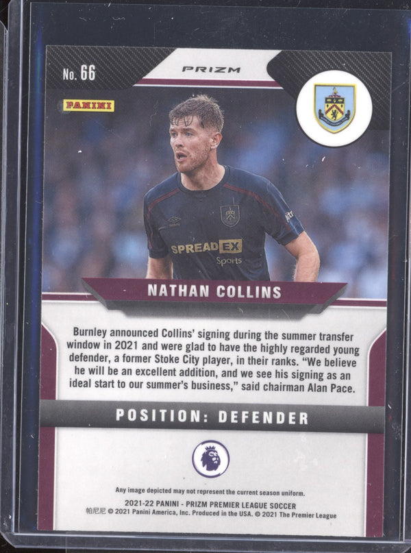 Nathan Collins 2021-22 Panini Prizm PL 66 Silver RC