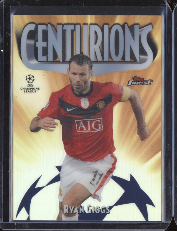 Ryan Giggs 2021-22 Topps Finest UCL TC-6 Centurions