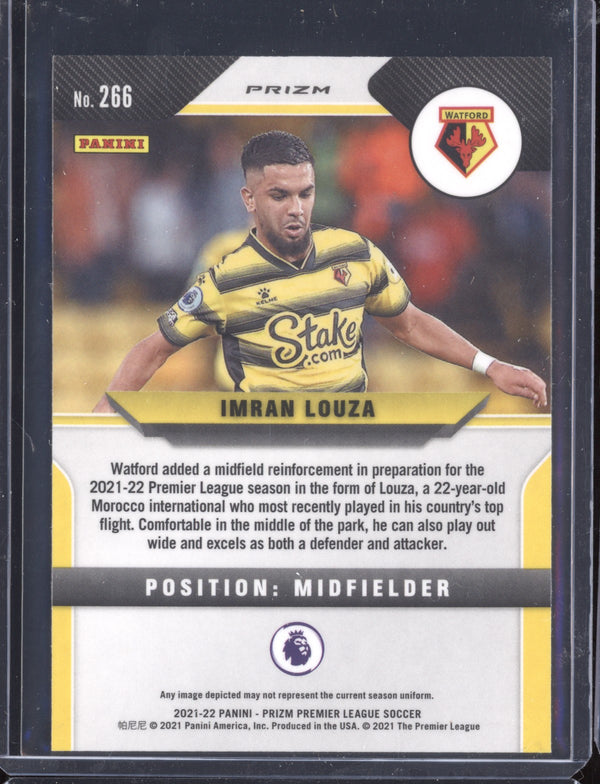 Imran Louza 2021-22 Panini Prizm PL 266 Silver RC