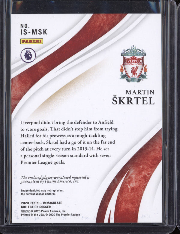 Martin Skrtel 2020 Panini Immaculate Standard Swatch 84/99