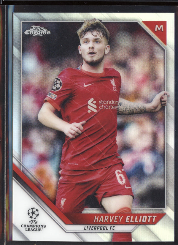 Harvey Elliott 2021/22 Topps Chrome UEFA Champions League Refractor