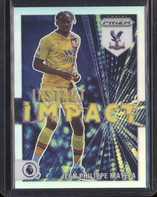 Jean-Philippe Mateta 2021-22 Panini Prizm Premier League Silver Instant Impact