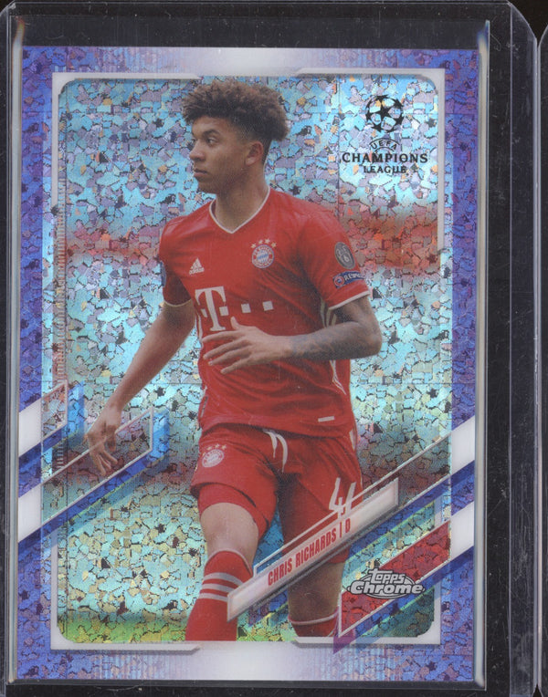 Chris Richards 2020-21 Topps Chrome UCL 22 Purple Mini-Diamond 107/250