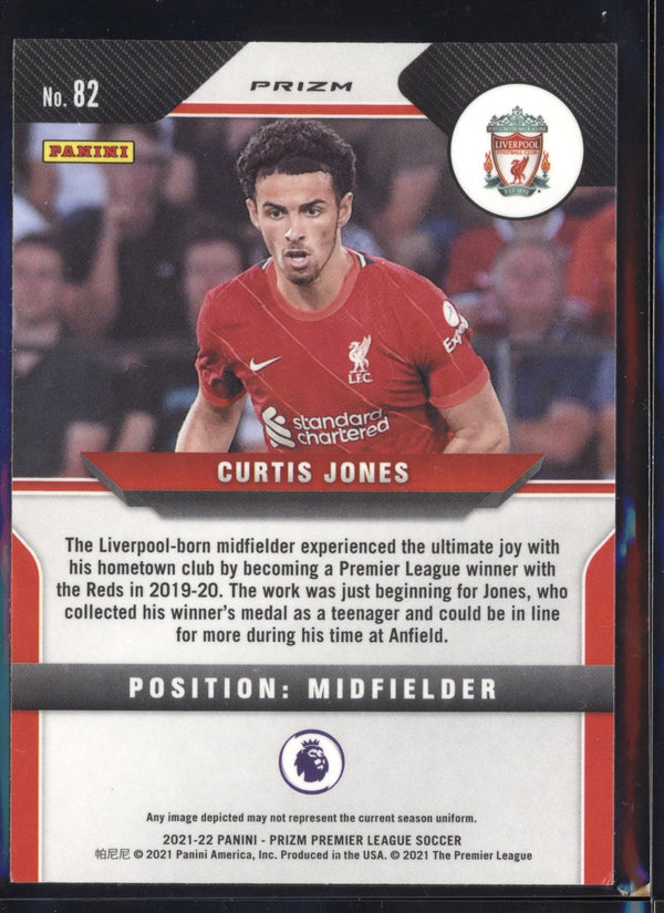 Curtis Jones 2021-22 Panini Prizm Premier League Multicolor