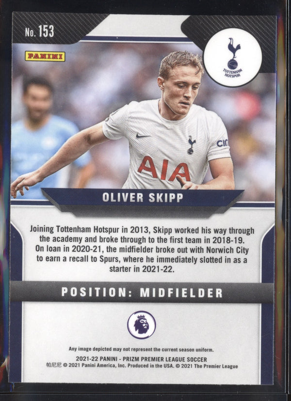 Oliver Skipp 2021-2022 Panini Prizm Premier League RC