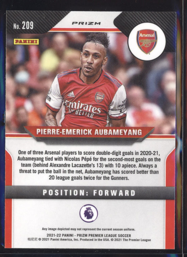 Pierre-Emerick Aubameyang  2021-22 Panini Prizm Premier League Multicolor