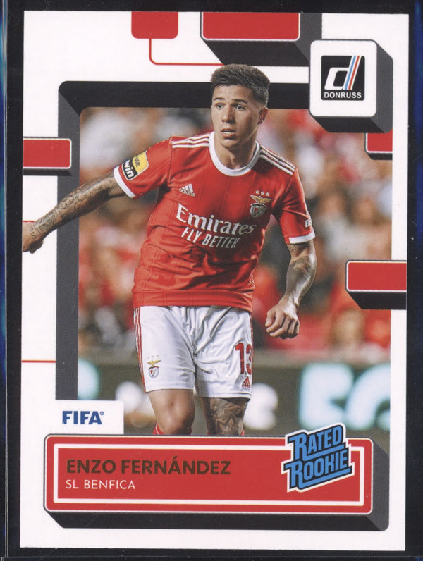 Enzo Fernandez 2022-23 Panini Donruss Soccer 189 Rated Rookie RC