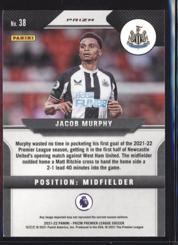 Jacob Murphy 2021-22 Panini Prizm Premier League Silver