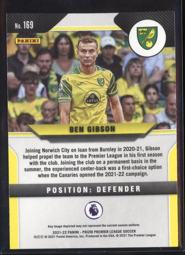 Ben Gibson 2021-2022 Panini Prizm Premier League RC