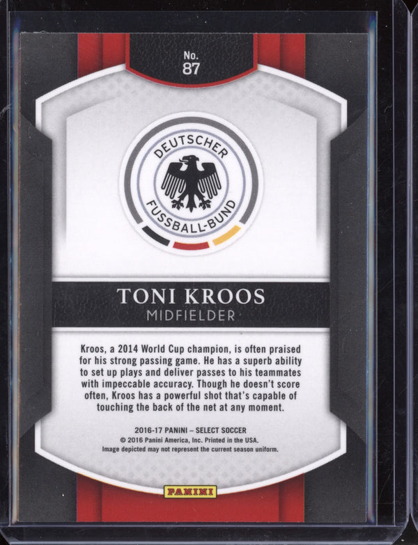 Toni Kroos 2016 Panini Select Soccer Terrace Multi-Color