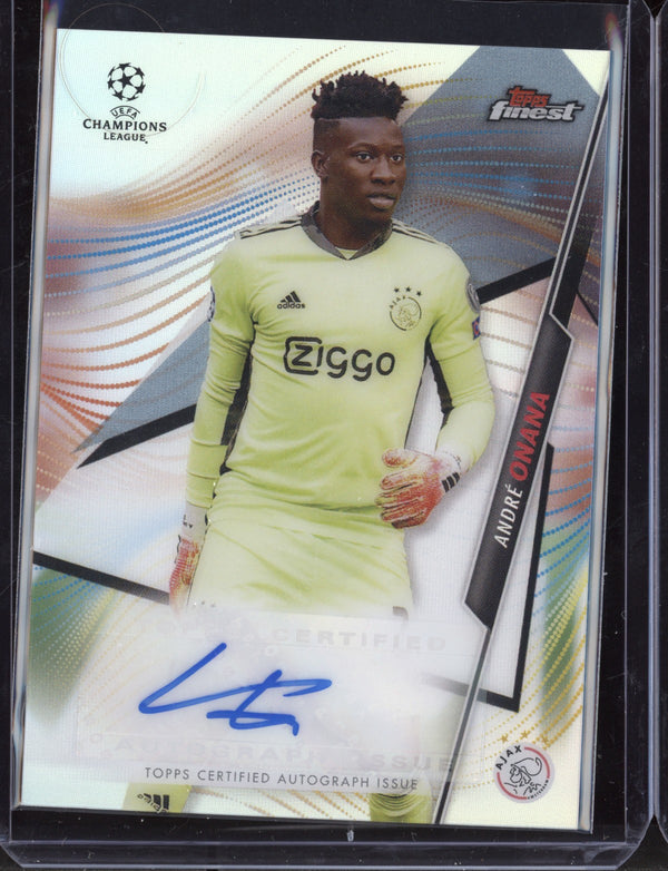 Andre Onana 2021 Topps Finest Champions League Autograph