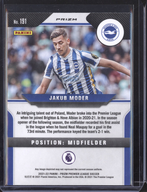 Jakub Moder 2021/22 Panini Prizm Hyper RC