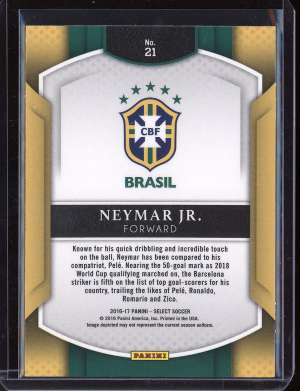 Neymar JR.  2016 Panini Select Soccer Terrace