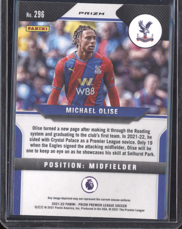 Michael Olise 2021-22 Panini Prizm Premier League Silver Prizm