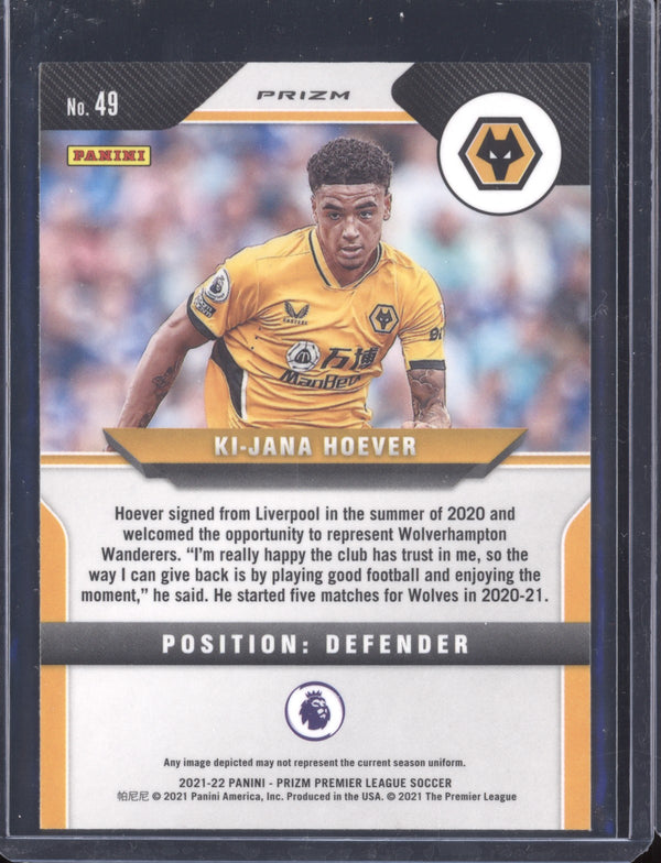 Ki-Jana Hoever 2021-22 Panini Prizm PL 49 Silver RC