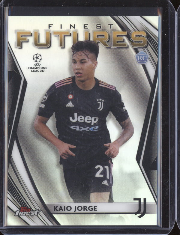 Kaio Jorge 2021-22 Topps Finest UCL FF-9 Finest Futures RC