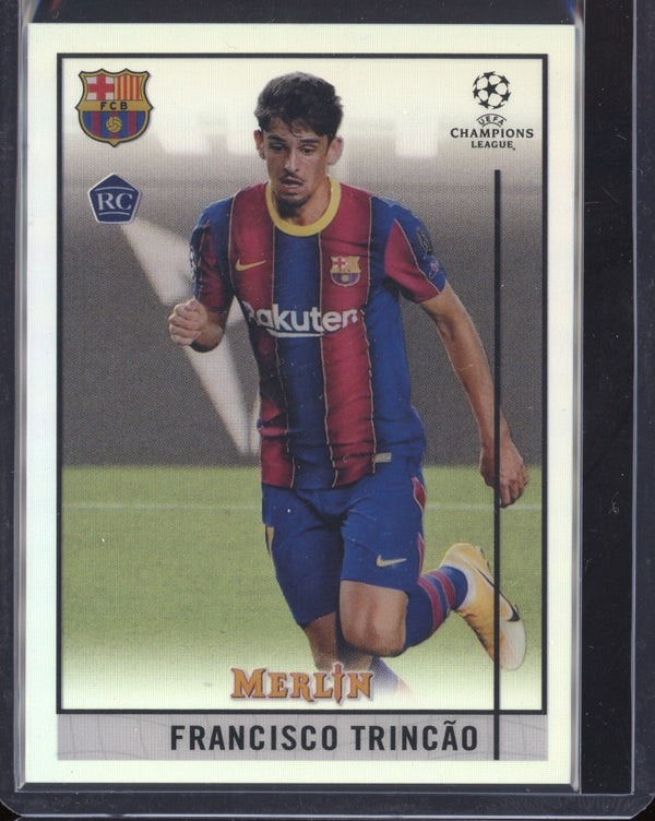 Francisco Trincao 2020-21 Topps Merlin UEFA Champions League Refractor RC