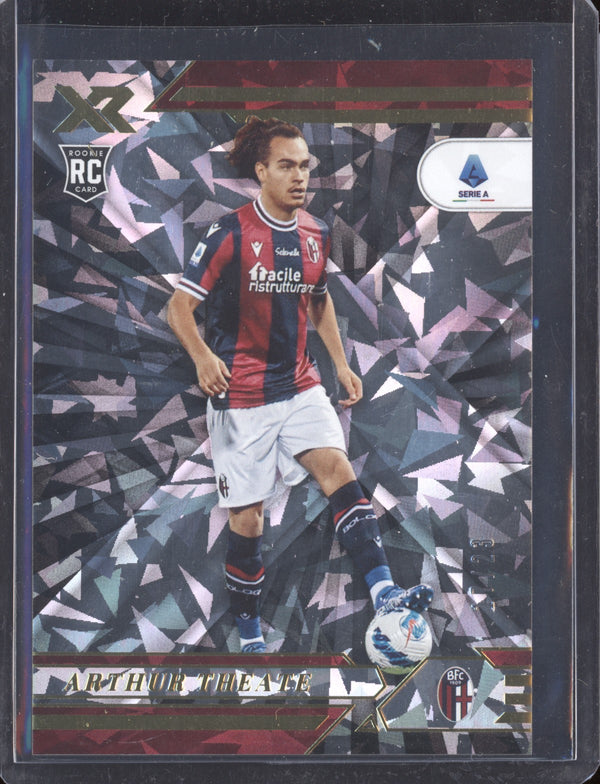 Arthur Theate 2021-22 Panini Chronicles Soccer XR Serie A Cracked Ice RC 17/23