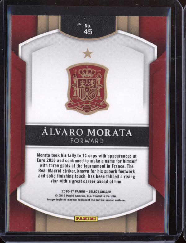 Alvaro Morata 2016 Panini Select Soccer Terrace Multi-Color