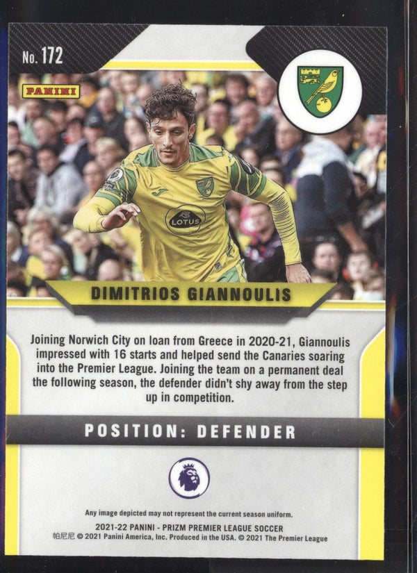 Dimitrios Giannoulis 2021-2022 Panini Prizm Premier League RC