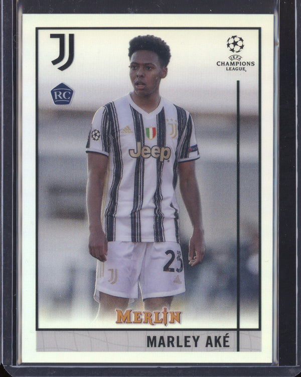 Marley Ake 2020-21 Topps Merlin UEFA Champions League Refractor RC